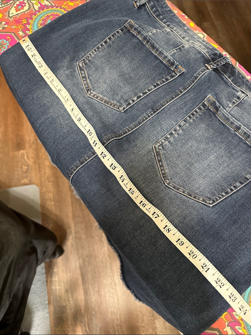 Lane Bryant Stretch Blue Denim Skirt 20W - Picture 13 of 14